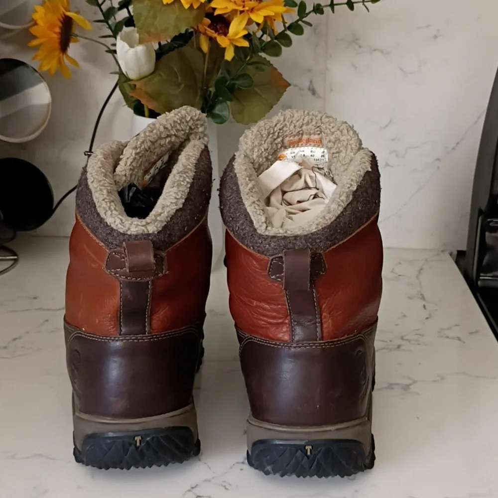 TIMBERLAND WATERPROOF LEATHER BOOTS FOR MEN